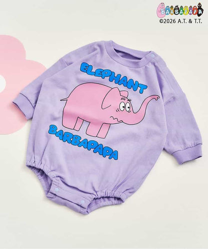 日本童裝 apres les cours x BARBAPAPA 連衣 70-80cm 男童款/女童款 初生嬰兒 秋季 Jumpsuit