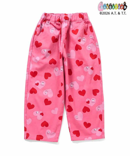 日本童裝 apres les cours x BARBAPAPA 滿印長褲 80-130cm 男童款/女童款 秋季 PANTS