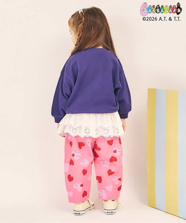 日本童裝 apres les cours x BARBAPAPA 滿印長褲 80-130cm 男童款/女童款 秋季 PANTS