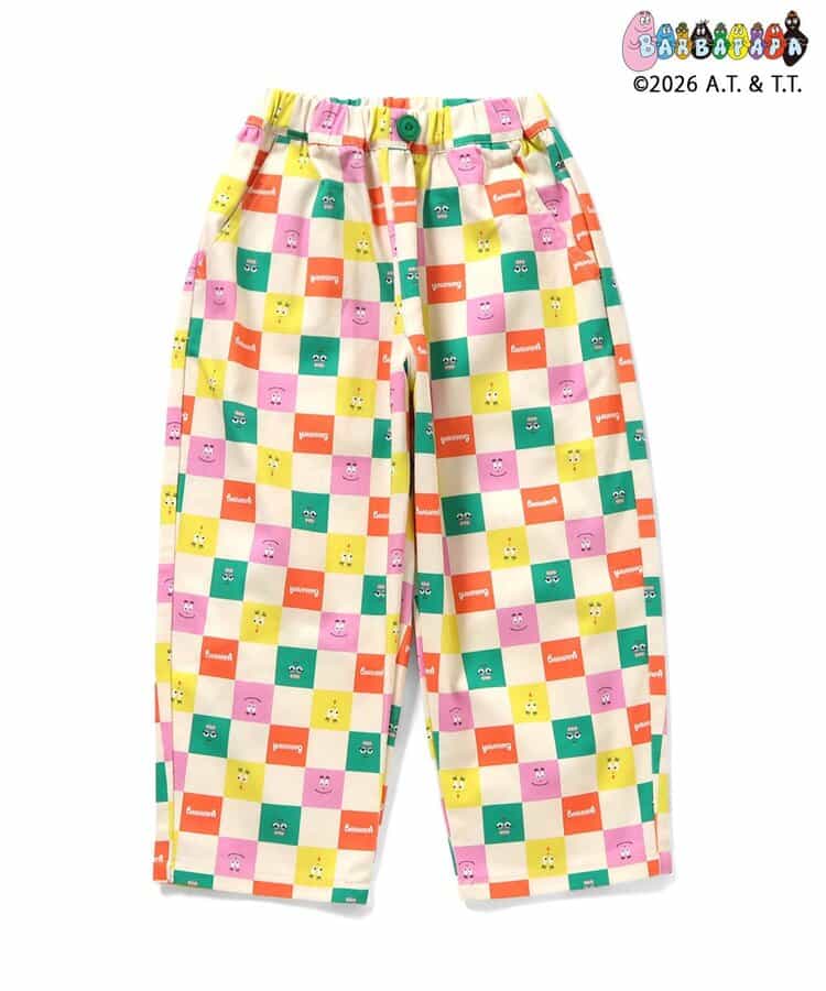 日本童裝 apres les cours x BARBAPAPA 滿印長褲 80-130cm 男童款/女童款 秋季 PANTS