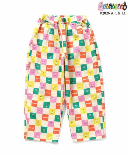 日本童裝 apres les cours x BARBAPAPA 滿印長褲 80-130cm 男童款/女童款 秋季 PANTS