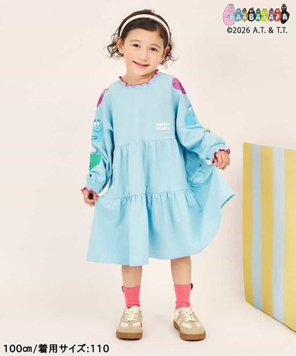 日本童裝 apres les cours x BARBAPAPA 連身裙 80-130cm 女童款 秋季 DRESSES