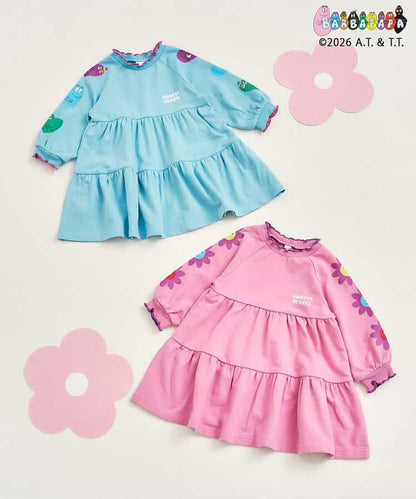日本童裝 apres les cours x BARBAPAPA 連身裙 80-130cm 女童款 秋季 DRESSES