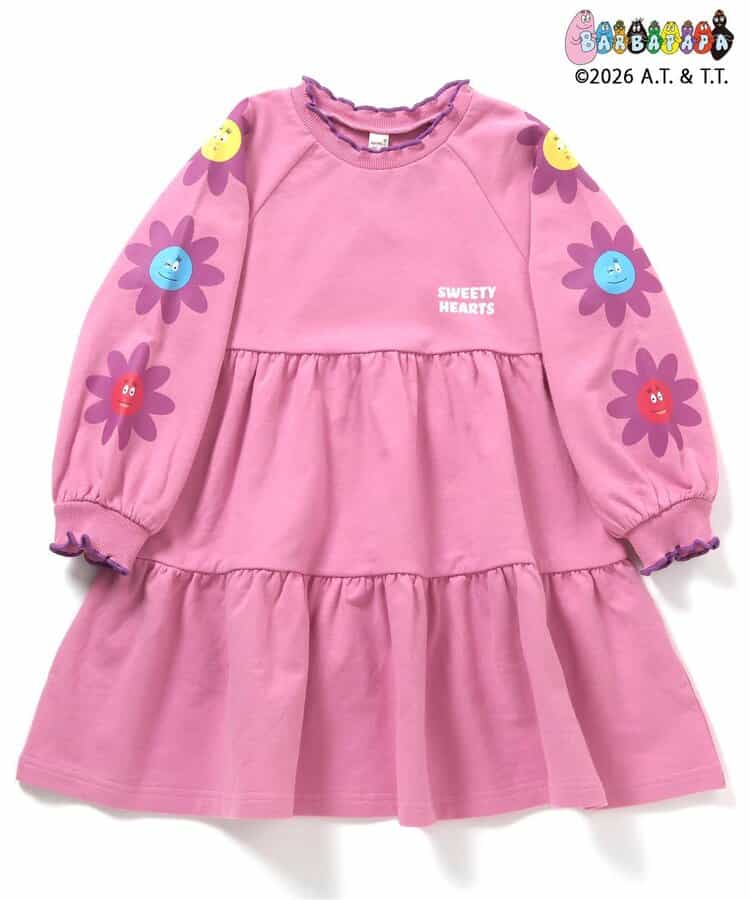 日本童裝 apres les cours x BARBAPAPA 連身裙 80-130cm 女童款 秋季 DRESSES