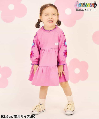 日本童裝 apres les cours x BARBAPAPA 連身裙 80-130cm 女童款 秋季 DRESSES