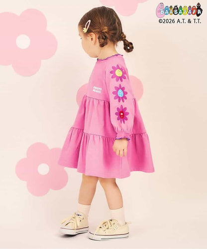 日本童裝 apres les cours x BARBAPAPA 連身裙 80-130cm 女童款 秋季 DRESSES
