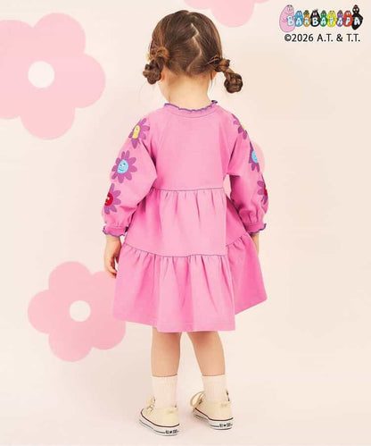 日本童裝 apres les cours x BARBAPAPA 連身裙 80-130cm 女童款 秋季 DRESSES