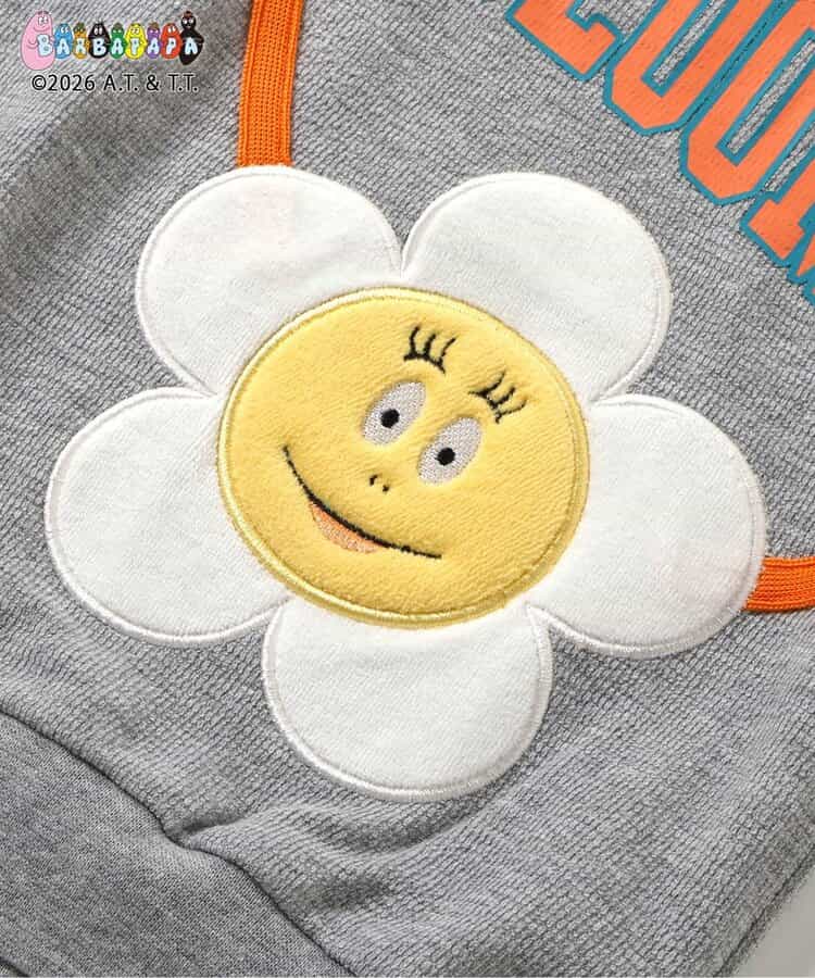 日本童裝 apres les cours x BARBAPAPA 假袋圖案衛衣 80-130cm 男童款/女童款 秋季 TOPS