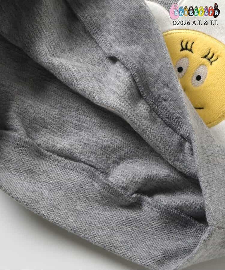 日本童裝 apres les cours x BARBAPAPA 假袋圖案衛衣 80-130cm 男童款/女童款 秋季 TOPS