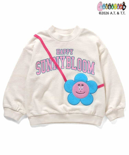 日本童裝 apres les cours x BARBAPAPA 假袋圖案衛衣 80-130cm 男童款/女童款 秋季 TOPS