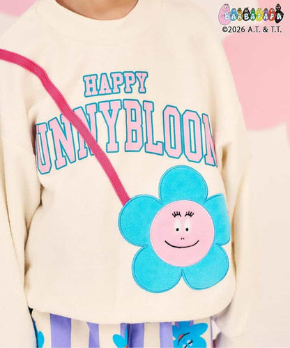 日本童裝 apres les cours x BARBAPAPA 假袋圖案衛衣 80-130cm 男童款/女童款 秋季 TOPS