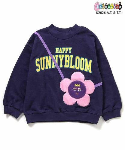 日本童裝 apres les cours x BARBAPAPA 假袋圖案衛衣 80-130cm 男童款/女童款 秋季 TOPS