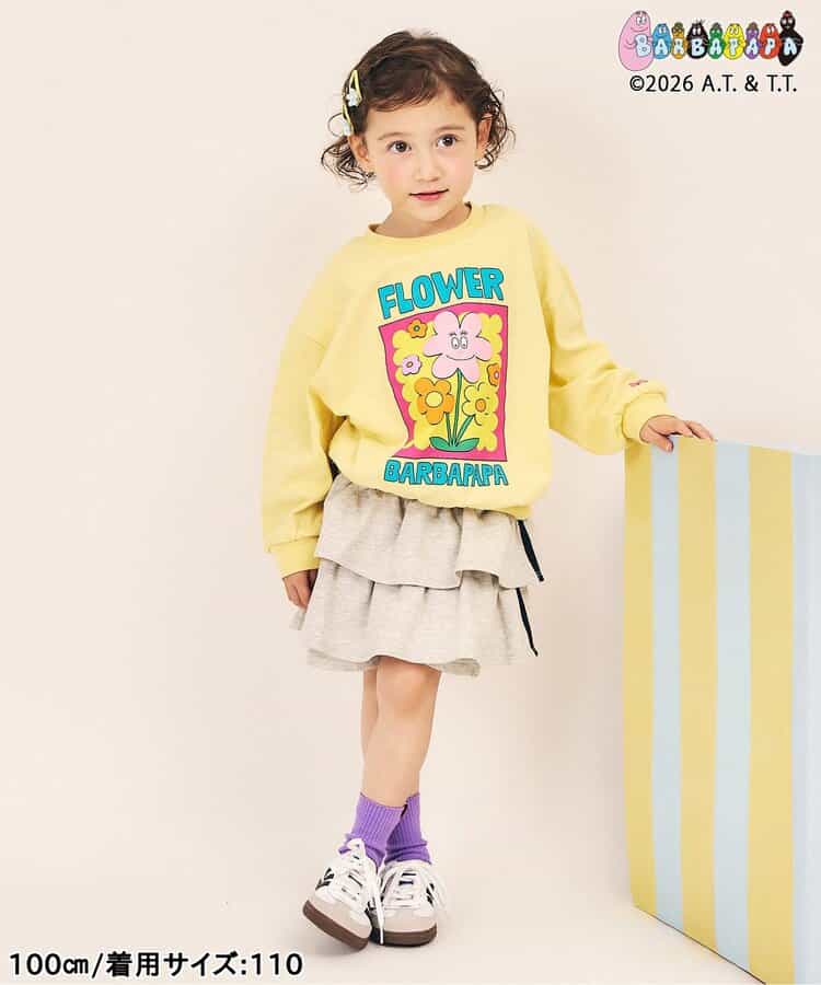 日本童裝 apres les cours x BARBAPAPA 印花衛衣 80-130cm 男童款/女童款 秋季 TOPS