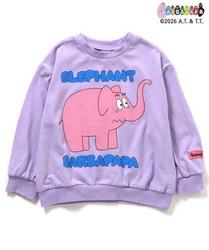 日本童裝 apres les cours x BARBAPAPA 印花衛衣 80-130cm 男童款/女童款 秋季 TOPS