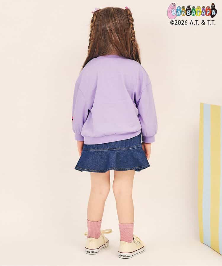 日本童裝 apres les cours x BARBAPAPA 印花衛衣 80-130cm 男童款/女童款 秋季 TOPS