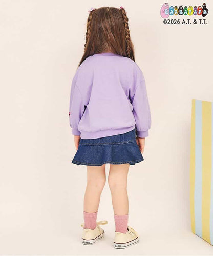 日本童裝 apres les cours x BARBAPAPA 印花衛衣 80-130cm 男童款/女童款 秋季 TOPS