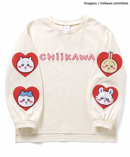 日本童裝 apres les cours x Chiikawa 印花手袖圖案上衣 80-140cm 男童款/女童款 秋季 TOPS