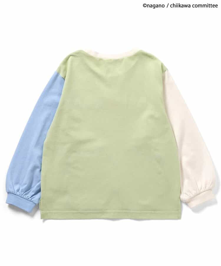 日本童裝 apres les cours x Chiikawa 印花手袖圖案上衣 80-140cm 男童款/女童款 秋季 TOPS