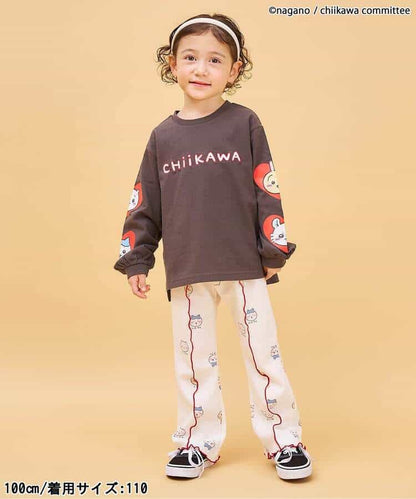 日本童裝 apres les cours x Chiikawa 華夫格長褲 80-140cm 女童款 秋季 PANTS