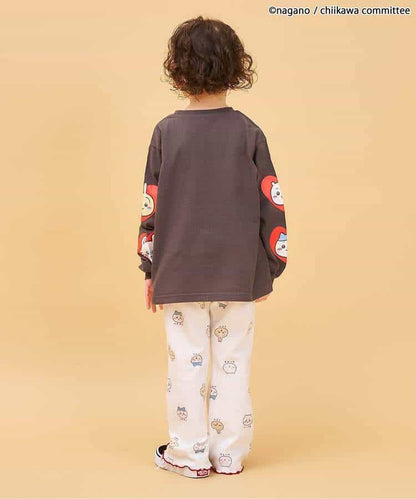 日本童裝 apres les cours x Chiikawa 華夫格長褲 80-140cm 女童款 秋季 PANTS