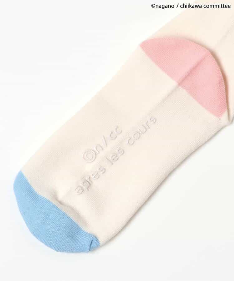 日本直送 apres les cours x Chiikawa 襪一對 22-24cm 襪系列