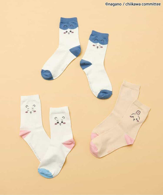日本直送 apres les cours x Chiikawa 襪一對 22-24cm 襪系列