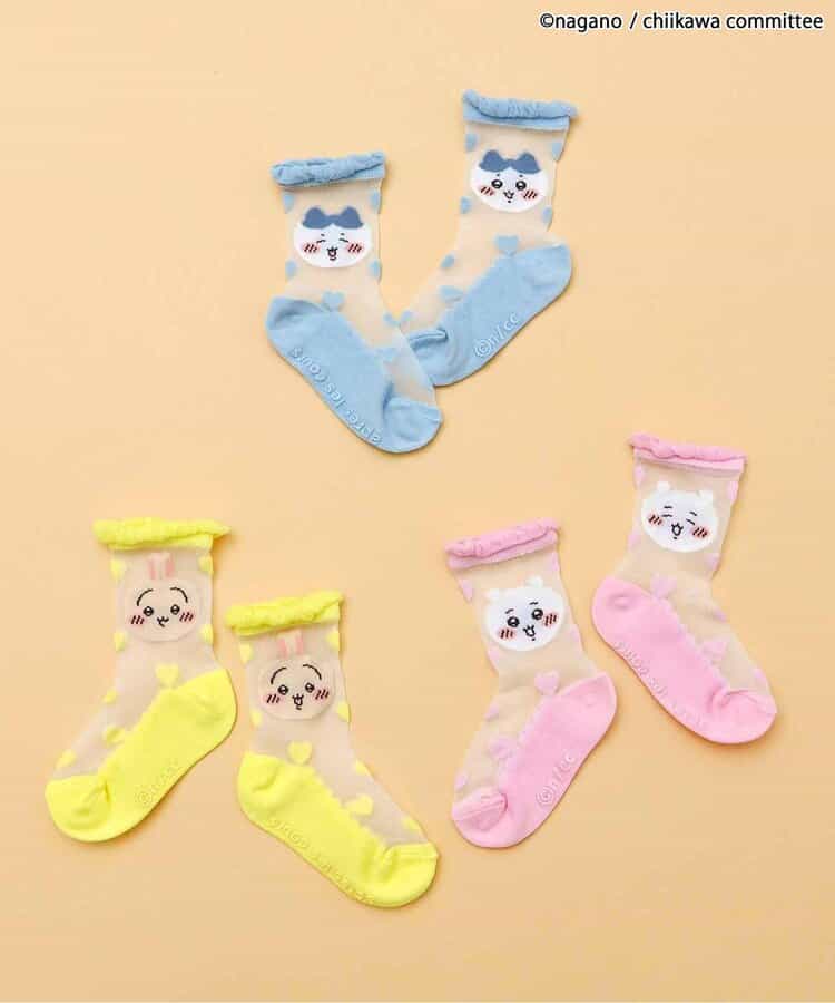 日本直送 apres les cours x Chiikawa 襪一對 10-21cm 襪系列