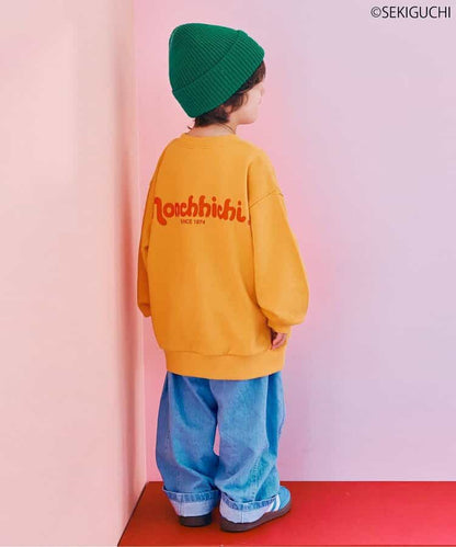 日本童裝 p.premier x Monchhichi 印花衛衣 80-140cm 男童款/女童款 秋季 TOPS 聖誕紅/新年紅 