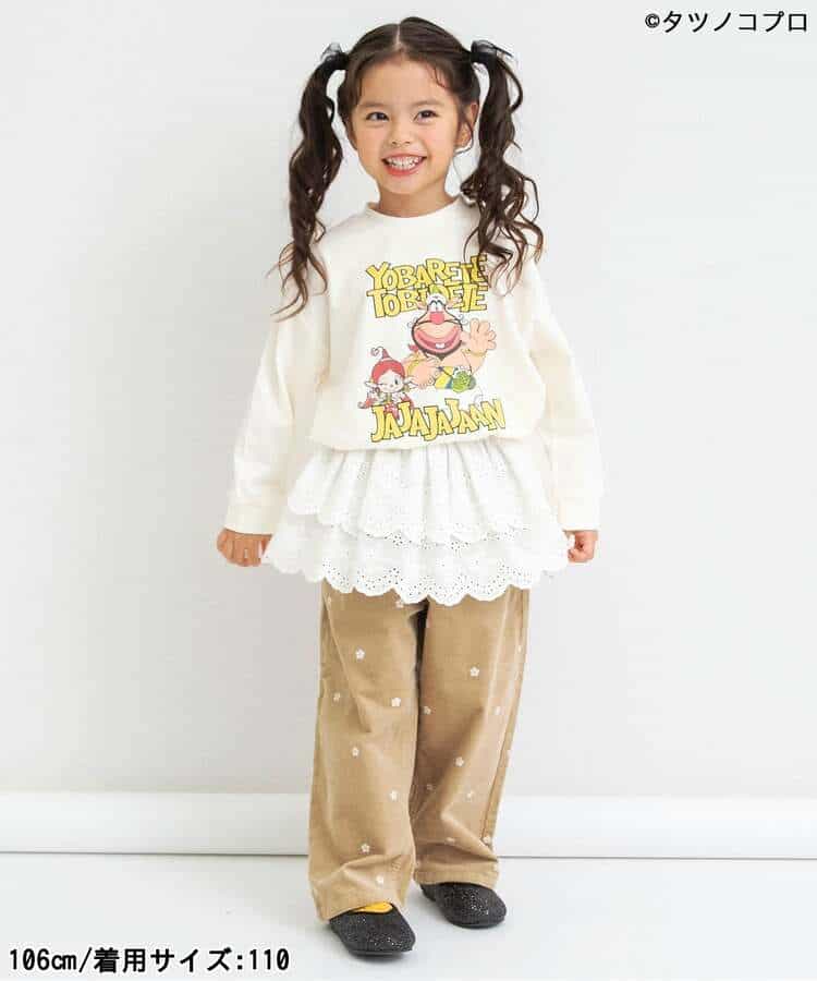 日本童裝 BREEZE x 乞嗤大魔王 印花衛衣 80-140cm 女童款 秋季 TOPS