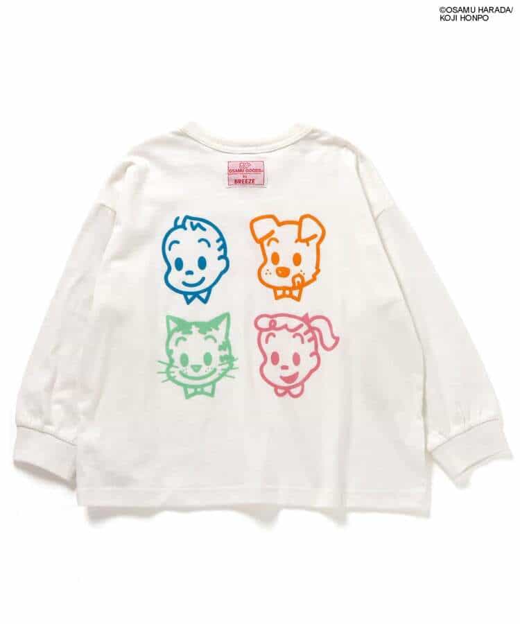 日本童裝 BREEZE x OSAMU GOODS 印花上衣 80-140cm 男童款/女童款 秋季 TOPS