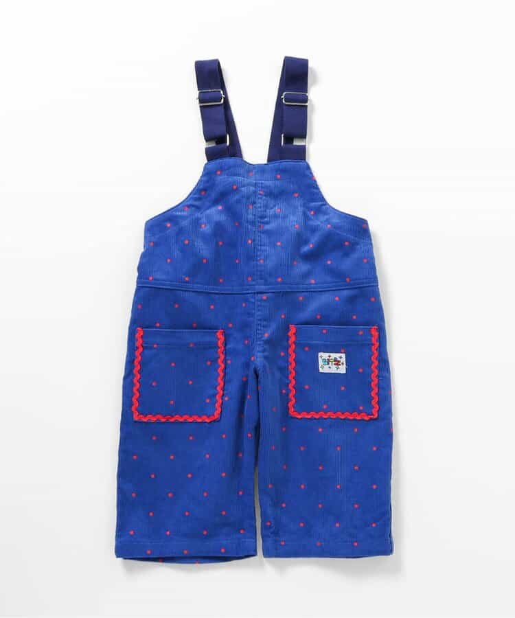 日本童裝 BREEZE 全印花燈芯絨連體褲 80-130cm 男童款/女童款 秋季 Jumpsuit