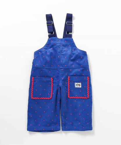 日本童裝 BREEZE 全印花燈芯絨連體褲 80-130cm 男童款/女童款 秋季 Jumpsuit