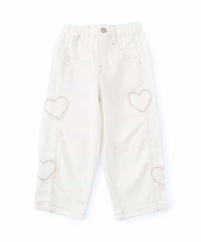 日本童裝 BREEZE 愛心牛仔褲 80-140cm 女童款 秋季 PANTS