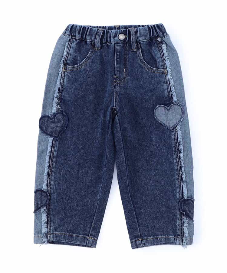日本童裝 BREEZE 愛心牛仔褲 80-140cm 女童款 秋季 PANTS