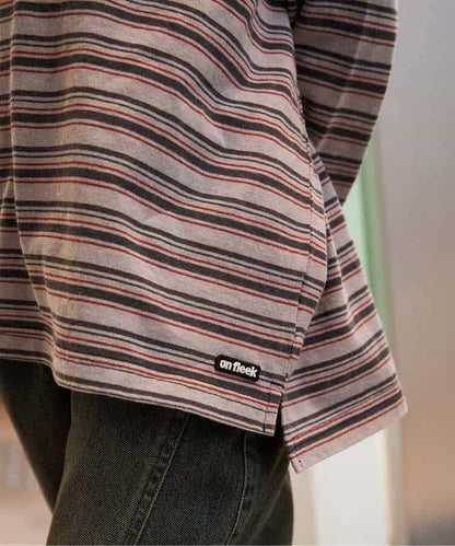 日本童裝 BREEZE 復古間條上衣 90-160cm 男童款 秋季 TOPS