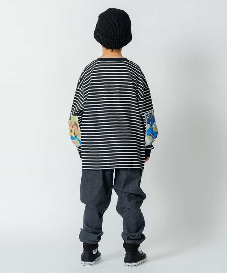 日本童裝 BREEZE 織帶腰帶牛仔褲 90-160cm 男童款 秋季 PANTS