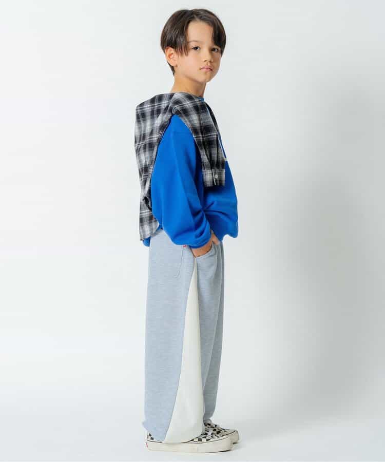 日本童裝 BREEZE 撞色運動褲 90-160cm 男童款/女童款 冬季 PANTS  聖誕紅/新年紅