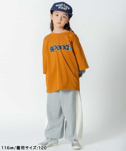 日本童裝 BREEZE 撞色運動褲 90-160cm 男童款/女童款 冬季 PANTS  聖誕紅/新年紅