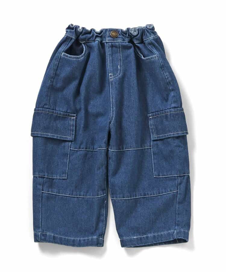 日本童裝 BREEZE 寬鬆工裝牛仔褲 90-160cm 男童款 冬季 PANTS