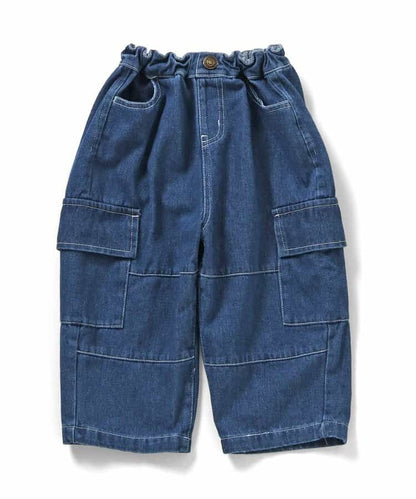 日本童裝 BREEZE 寬鬆工裝牛仔褲 90-160cm 男童款 冬季 PANTS