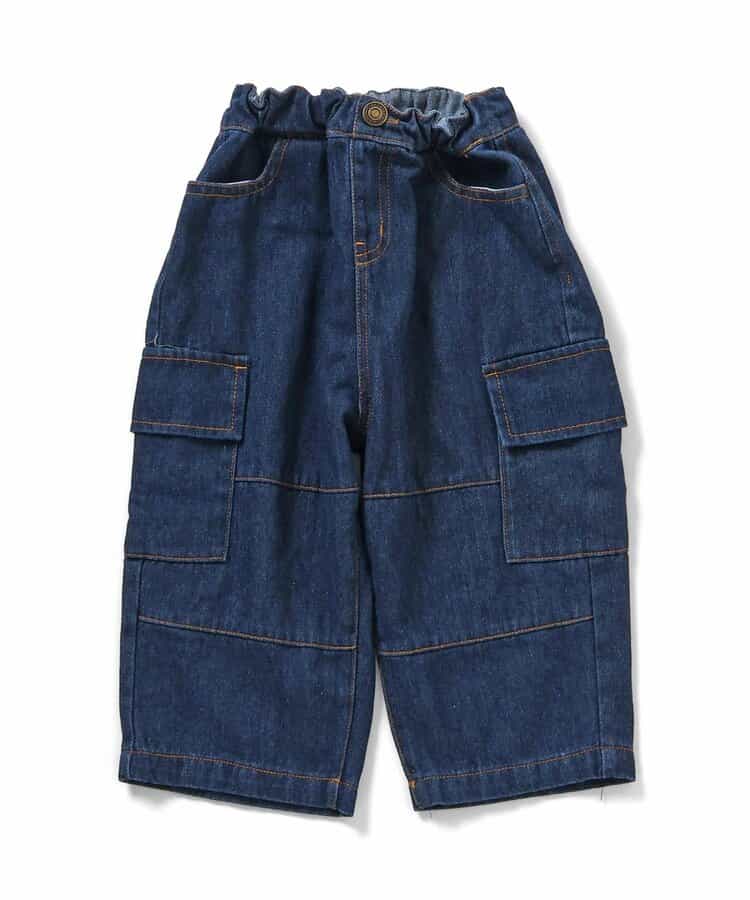 日本童裝 BREEZE 寬鬆工裝牛仔褲 90-160cm 男童款 冬季 PANTS