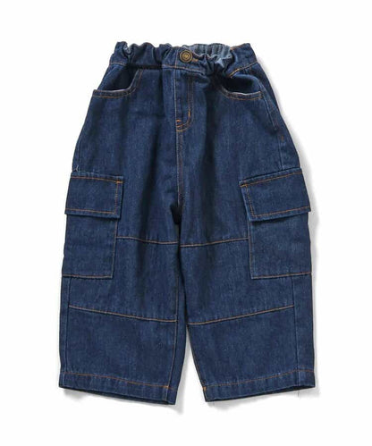 日本童裝 BREEZE 寬鬆工裝牛仔褲 90-160cm 男童款 冬季 PANTS
