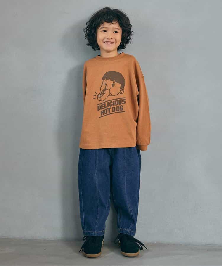 日本童裝 BREEZE 前幅牛仔褲 90-160cm 男童款 冬季 PANTS