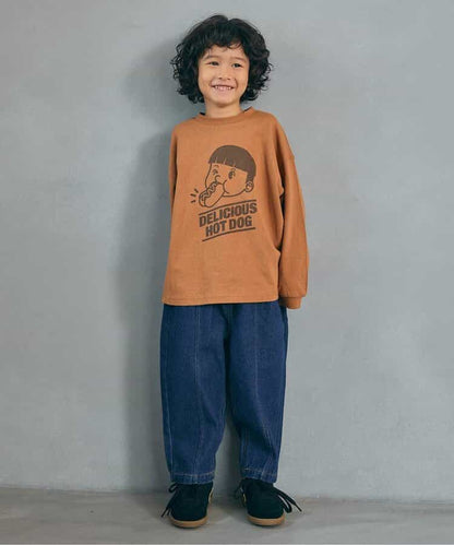 日本童裝 BREEZE 前幅牛仔褲 90-160cm 男童款 冬季 PANTS