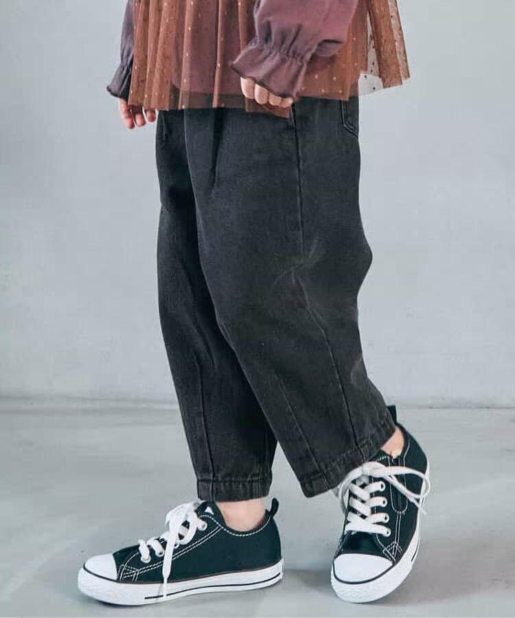 日本童裝 BREEZE 寬鬆牛仔褲 90-160cm 女童款 冬季 PANTS