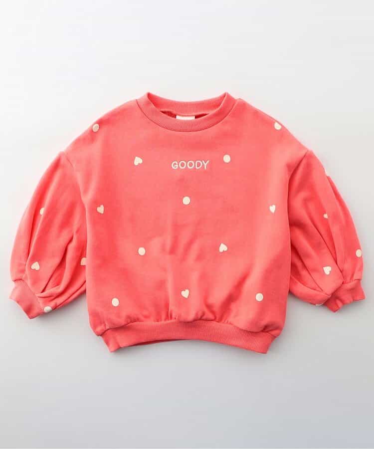 日本童裝 BREEZE 泡泡袖衛衣 80-140cm 女童款 冬季 TOPS