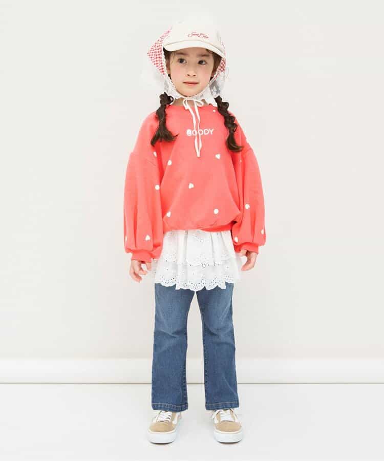 日本童裝 BREEZE 泡泡袖衛衣 80-140cm 女童款 冬季 TOPS