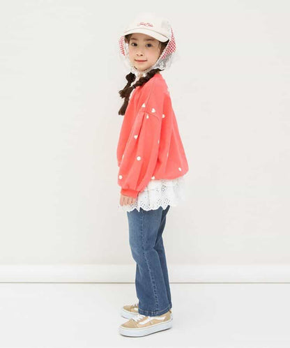 日本童裝 BREEZE 泡泡袖衛衣 80-140cm 女童款 冬季 TOPS