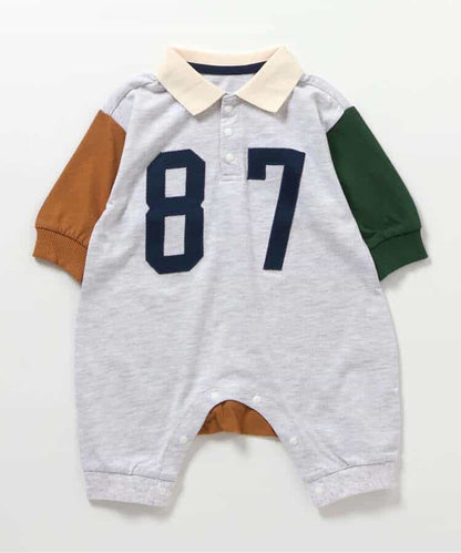 日本童裝 BREEZE 運動連衣 70-80cm 男童款 初生嬰兒 冬季 Jumpsuit
