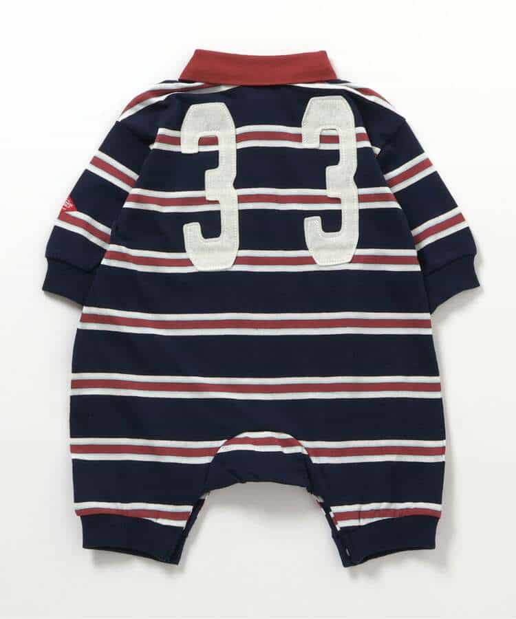 日本童裝 BREEZE 運動連衣 70-80cm 男童款 初生嬰兒 冬季 Jumpsuit